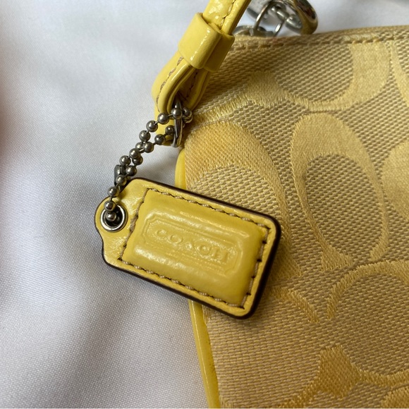 Yellow Coach Wristlet - Picture 3 of 4
